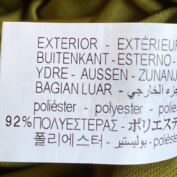 NWT. Zara Green Sleeveless Belted V-Neck Mini Dress. Size XXL. - Picture 12 of 13